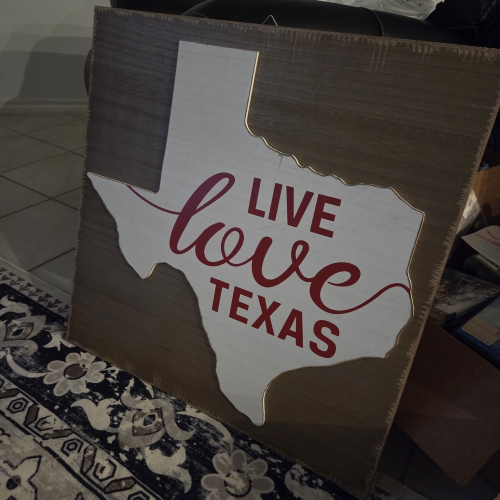 Live Love Texas Wall Art